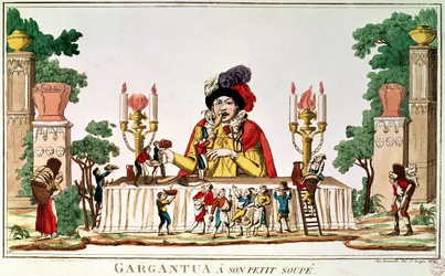 Gargantua podczas Małej Wieczerzy, ok. 1800